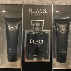 New In Box Black Intense Cologme Set